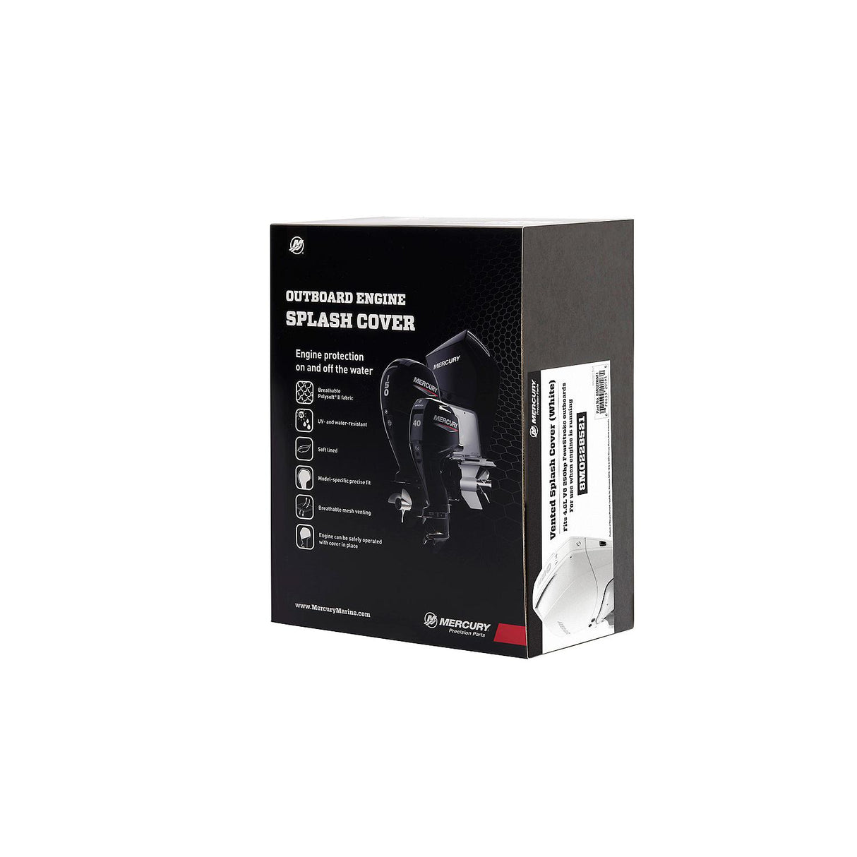 Mercury - 250hp 4.6L V8 (White) - Vented Splash Cover - 8M0228521