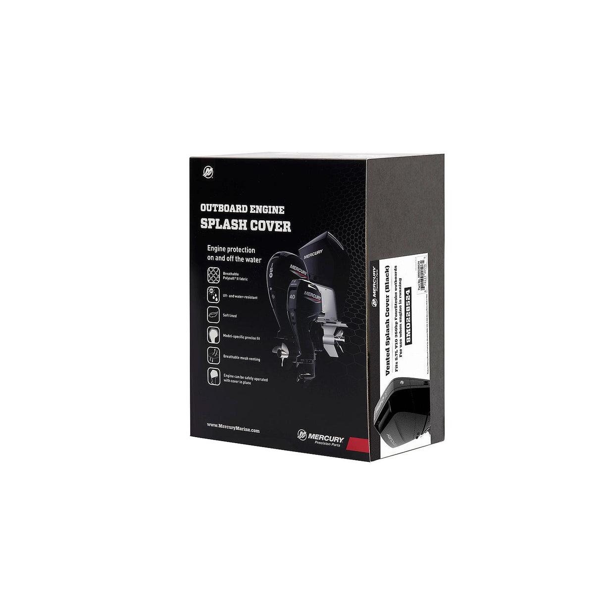 Mercury - 350hp 5.7L V10 (Black) - Vented Splash Cover - 8M0228524