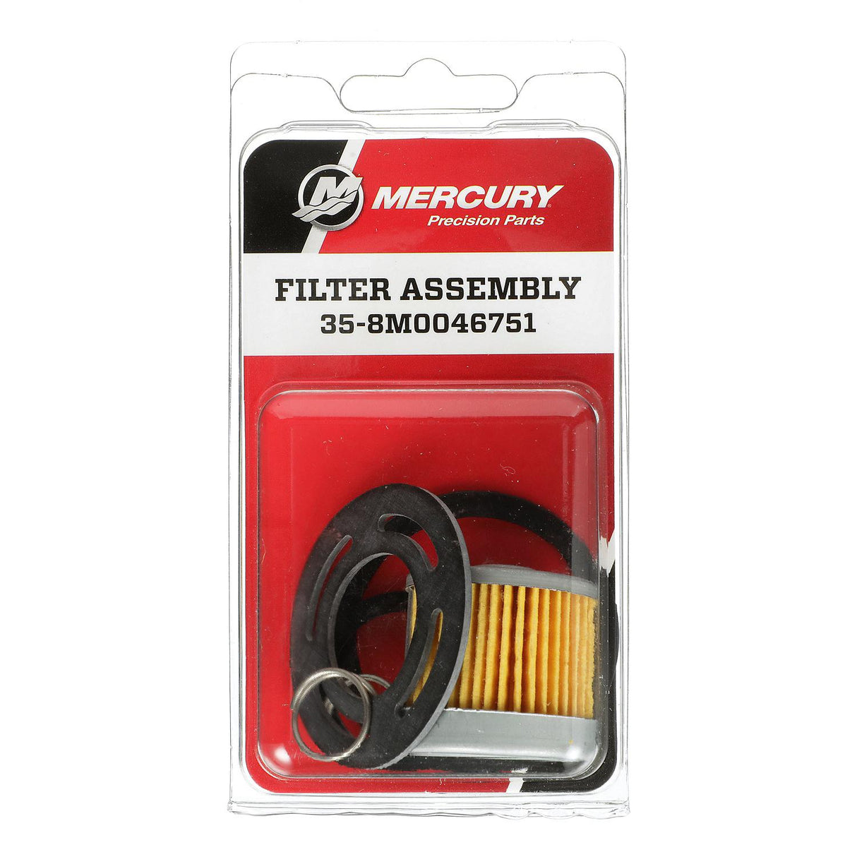 Mercury MerCruiser - Fuel Pump Filter - Fits MCM 120/2.5L, 140/3.0L/LX, 3.7L, 3.8L, 4.3L - 35-8M0046751