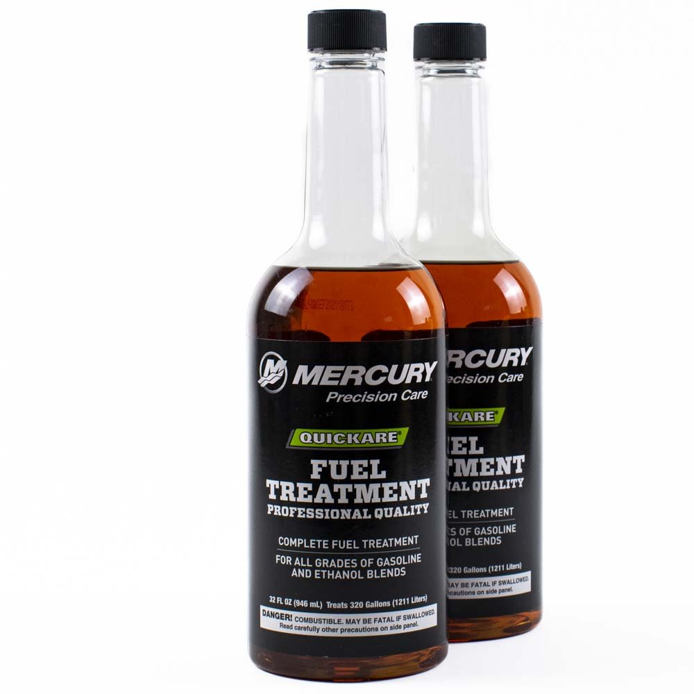 Mercury Quickare Fuel Treatment Additive - 32 oz. - 92-8M0058690 - 2-Pack