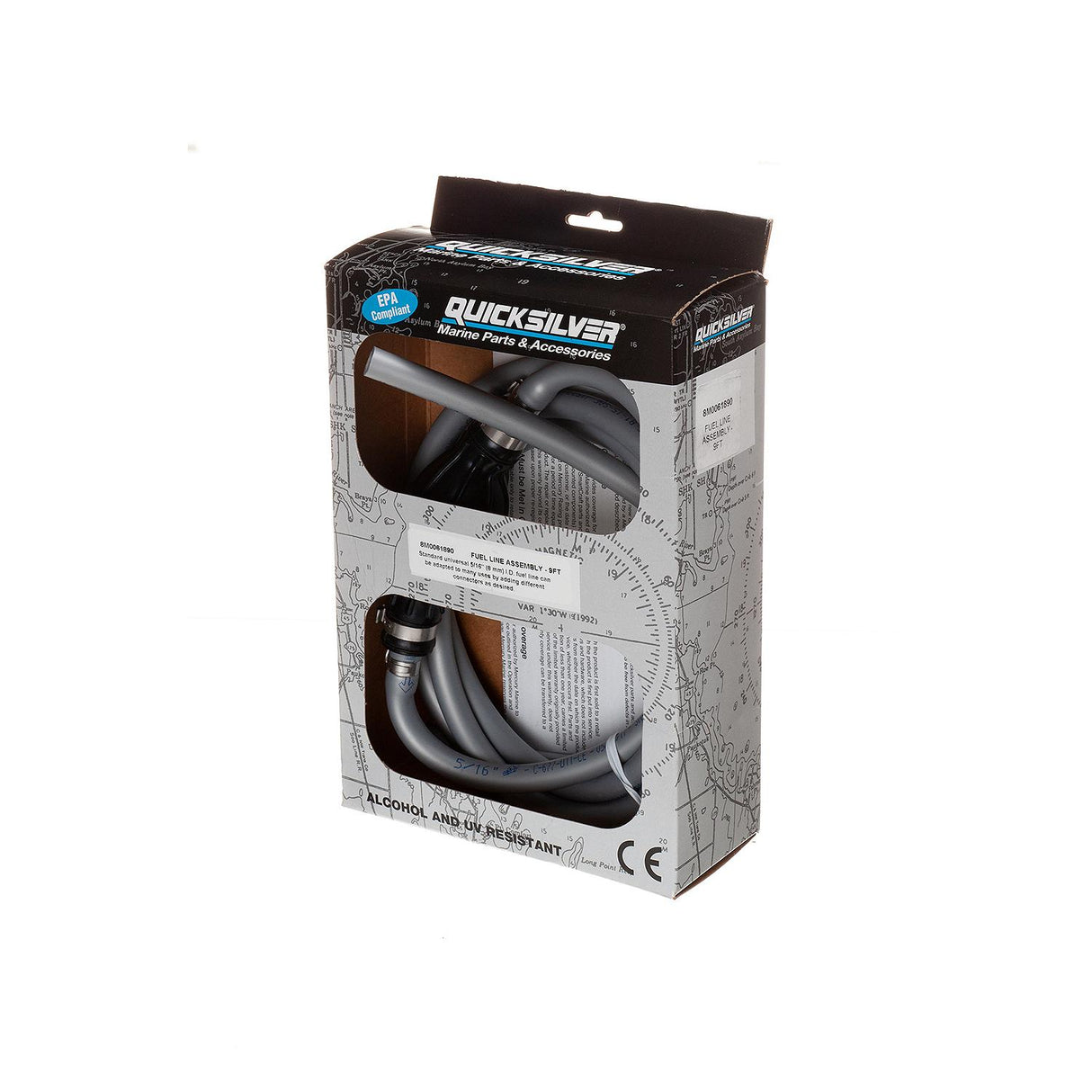 Mercury Quicksilver - Fuel Line Assembly - 9 Ft - No Connectors - 32-8M0061890