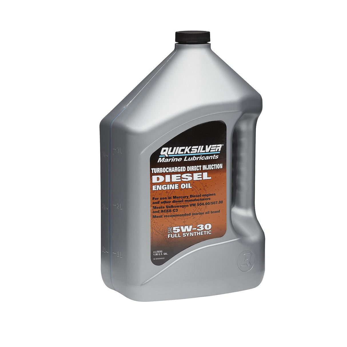5W30 TDI OIL QUICKSILVER, 4 LITERS - 92-8M0069602