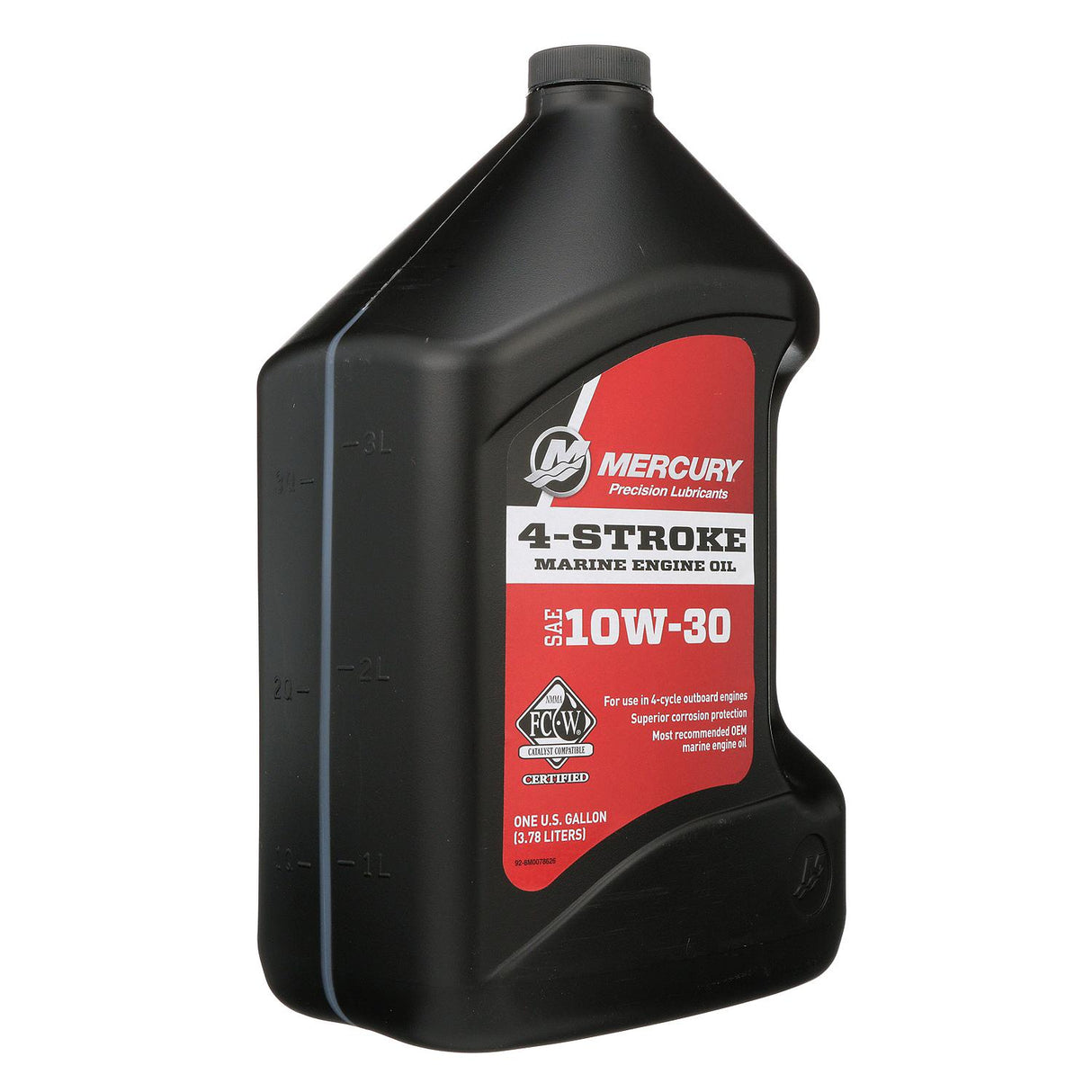 Mercury FC W 10W 30 Marine Engine Oil - Gallon - 92-8M0078626