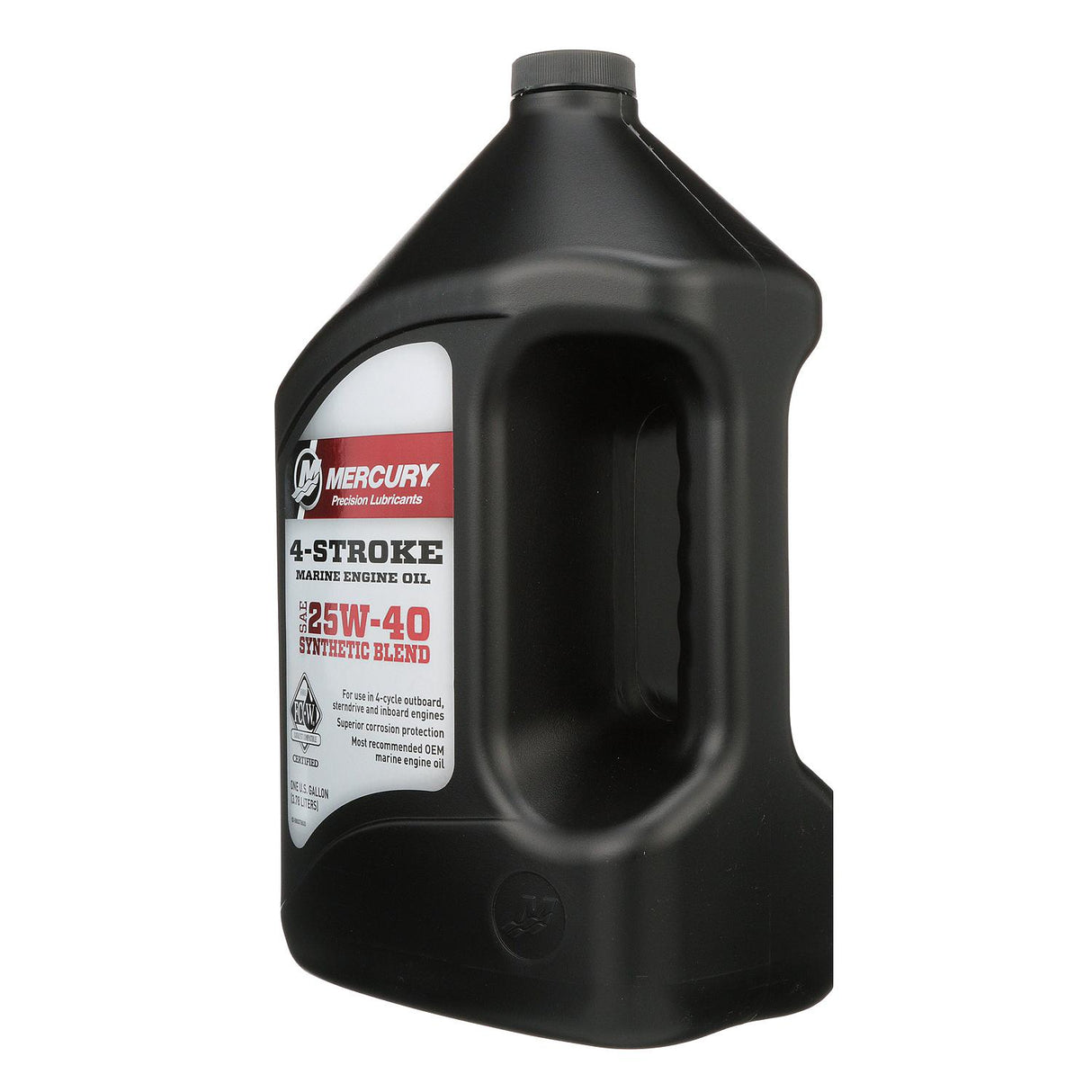 Mercury Synthetic Blend 4 Stroke 25W 40 Marine Oil - Gallon - 92-8M0078630