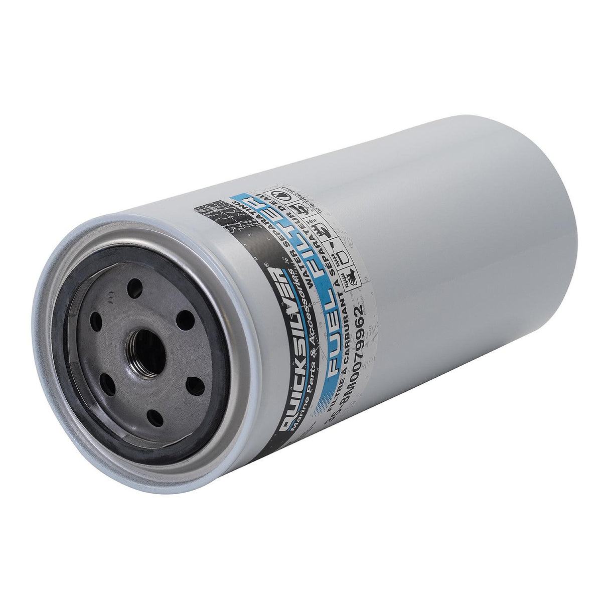 Mercury Quicksilver - Water Separating Fuel Filter Kit - Fits Most 2-Stroke and 4-Stroke Outboards - Most Inboard & Stern Drive Gas and Diesel Engines - 35-8M0082290