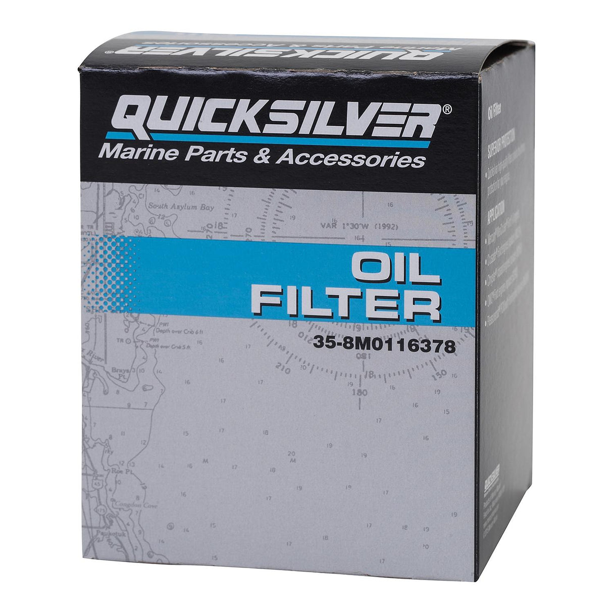 Mercury Quicksilver - Oil Filter - Fits MCM/MIE Ford Engines - 35-8M0116378