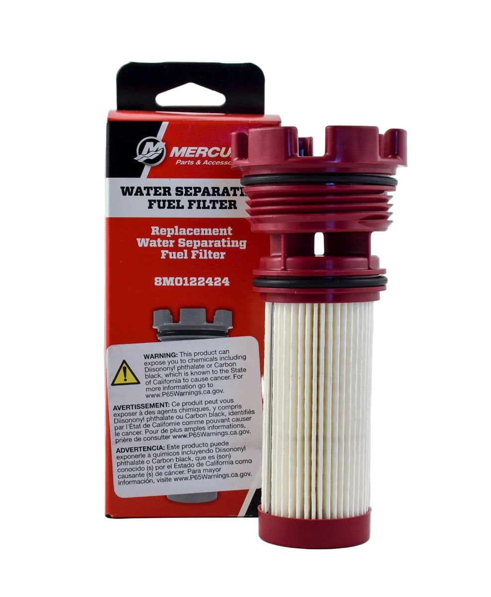 Mercury Outboard Fuel Castle Filter - Fits L4 Verado - 200‑300 HP L6 Verado - MCM 4.5L and 6.2L - 35-8M0122424