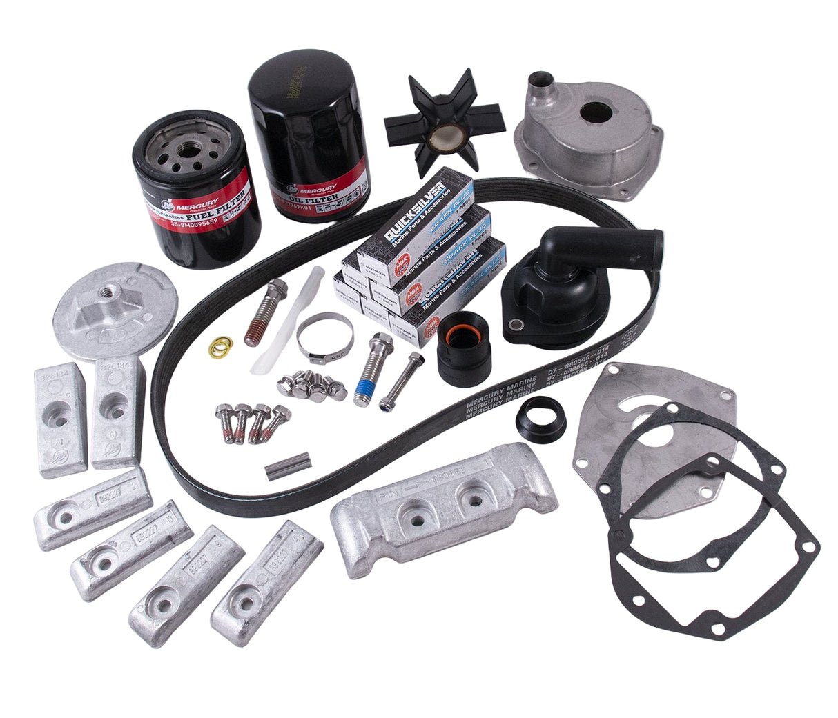 Mercury Verado 300 Hour Service Kit - 200 225 250 300 L6 - 2B144123 & Up - 8M0133617