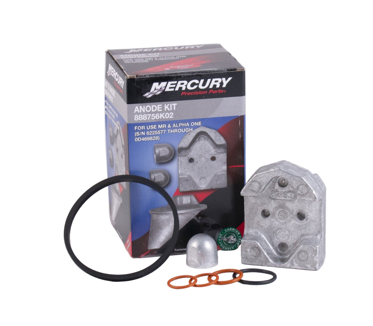 Mercury Alpha One Mercruiser 100 Hour Service Kit - 8M0147054 - 1990-1994