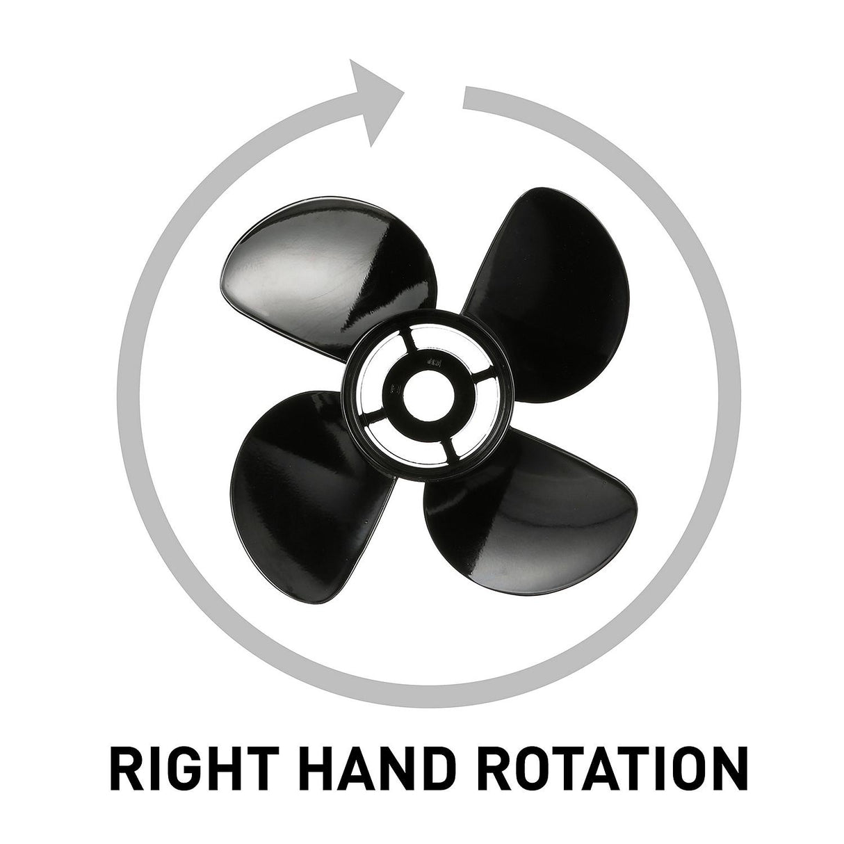 Mercury - Nemesis Propeller - 4-Blade - 40 - 60 HP Fourstroke - 75 to 125 HP Outboards - 13.8 Dia. x 13 Pitch - 48-8M8027500