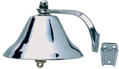 Perko - 8" Fog Bell, Chrome Plated Brass - 0159DP8CHR