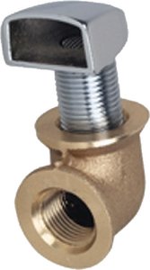 Perko - Gas Tank Vent with Elbow - 1/2" Hose - 0503DP4CHR