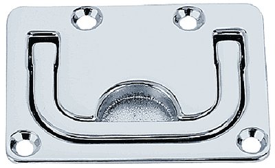 Perko - Flush Lifting Handle, Chrome/Bronze, Sm. - 0776DP1CHR