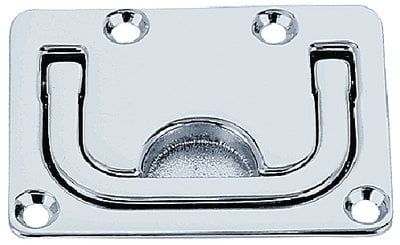 Perko - Flush Lifting Handle, Chrome/Bronze, Sm. - 0776DP1CHR