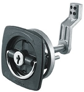 Perko - Flush Lock - Black - 2-1/2" X 2-1/2" - 0931DP2BLK
