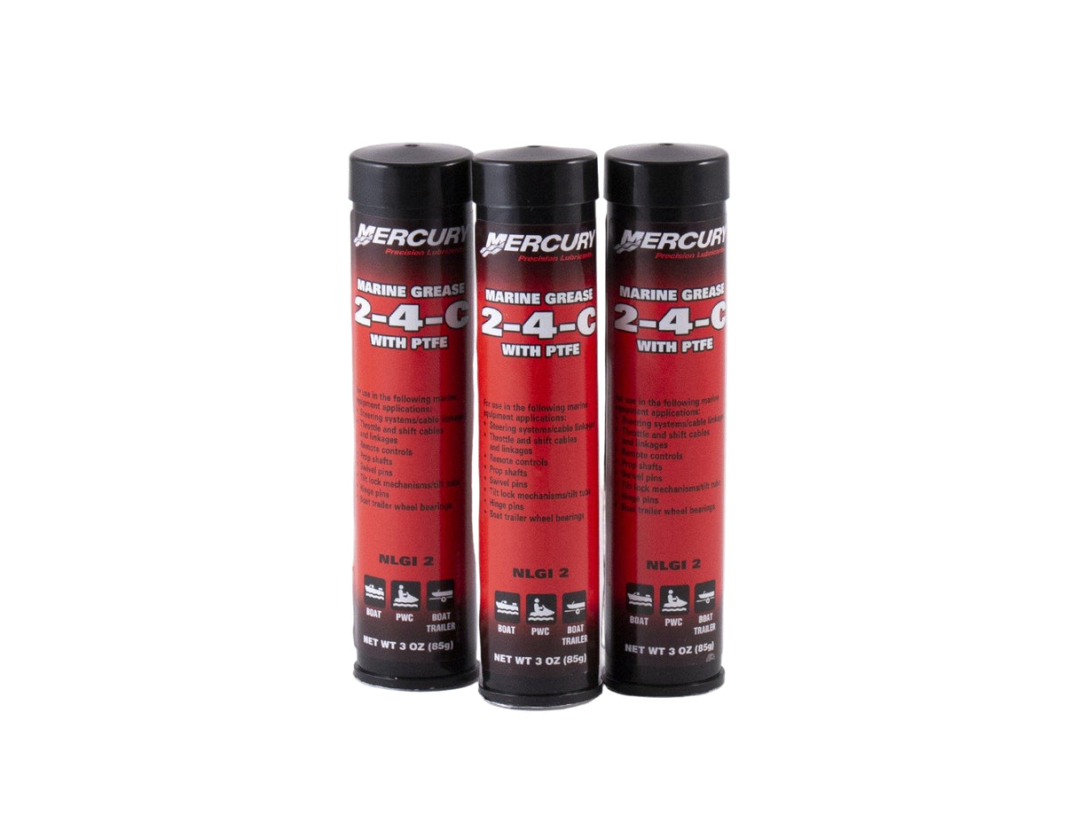 Mercury - 2-4-C Marine Lubricant with PTFE - 3.5 oz. Tube - 3-Pack - 92-802861A1