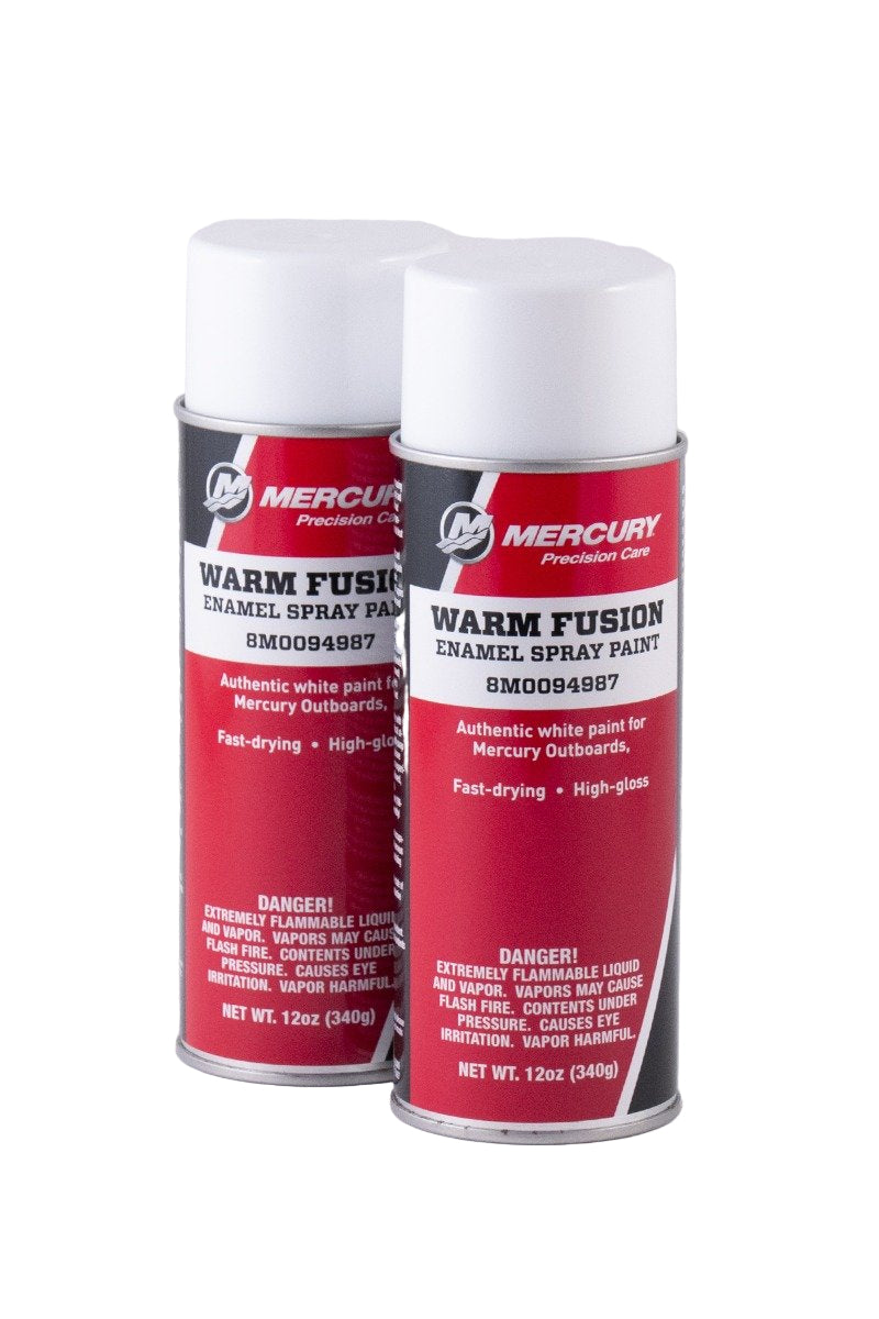 Mercury Outboard Engine Paint - Warm Fusion White - 92-8M0094987 - 2 Pack