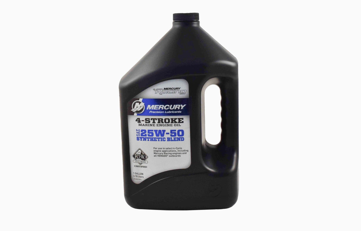 Mercury Verado Racing Oil - 25W-50 Synthetic Blend - Gallon - 92-8M0078014