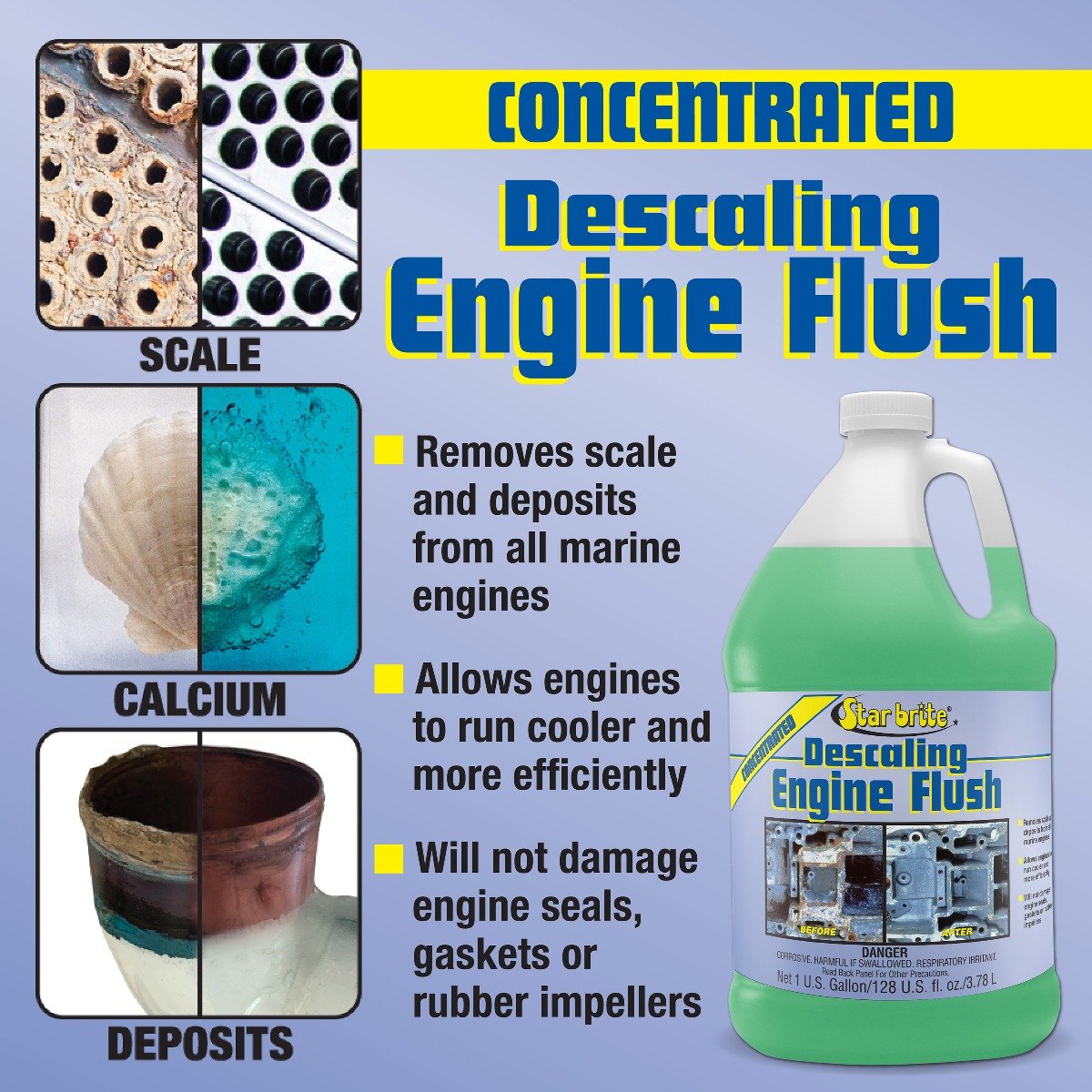 Starbrite - Descaling Engine Flush - 1 Gal - 92600