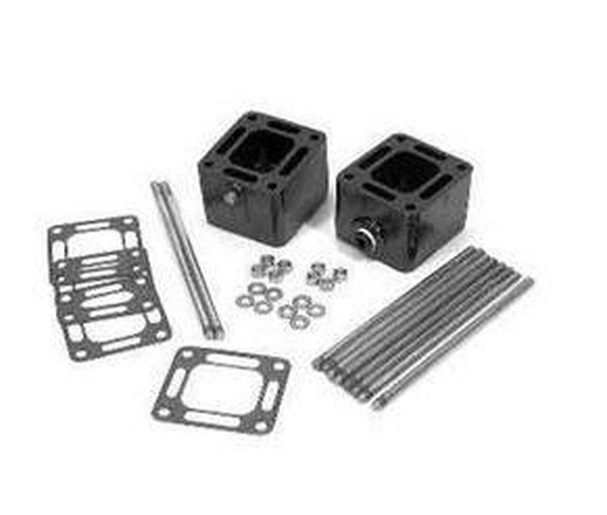 Mercury Mercruiser - 3" Exhaust Riser Kit - Fits MCM/MIE/Tow Sports V 8 engines with Cast Iron Elbows, MCM V 8 Carb Engines & MIE/Tow Sports Carb Engines - 93320A13