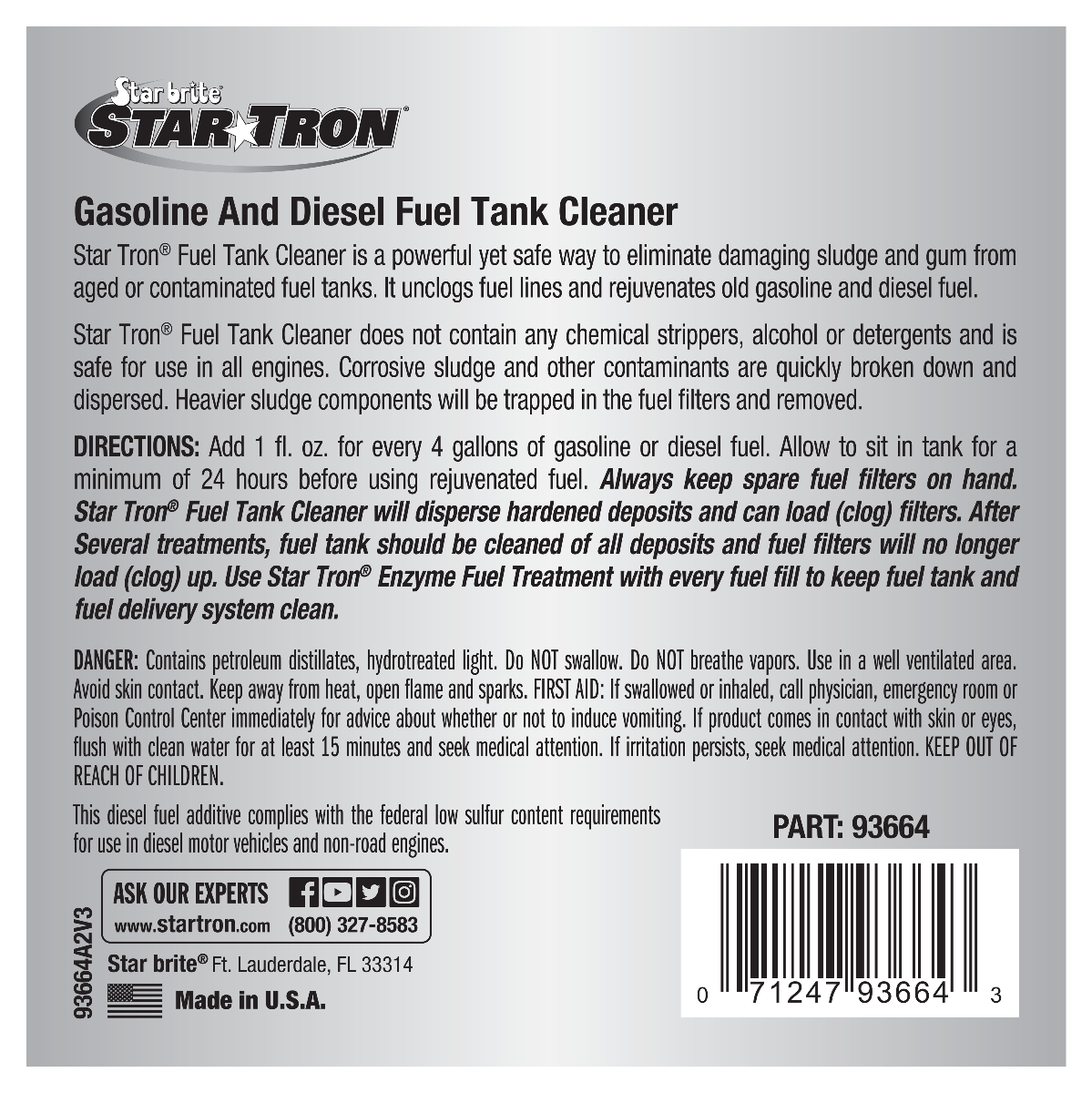 Starbrite - Star Tron Tank Cleaner - 1/2 Gallon - 93664