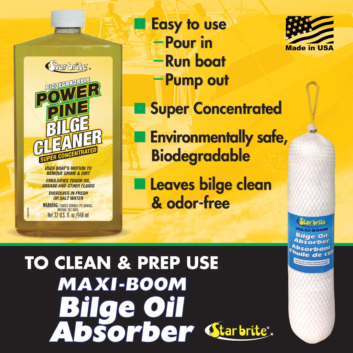 Starbrite - Power Pine Bilge Cleaner - 32 oz. - 93832