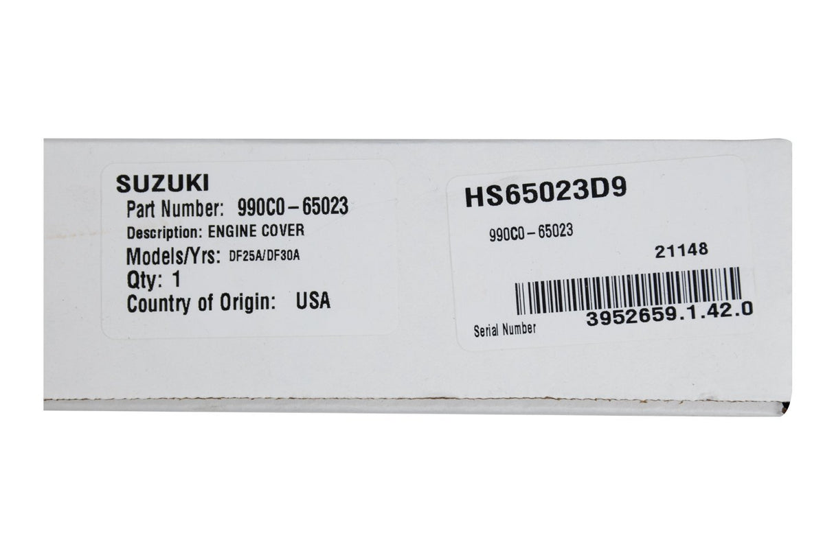 Suzuki - Outboard Cover - 990C0-65023 - DF25A DF30A (All Models) - Supersedes 990C0-65009