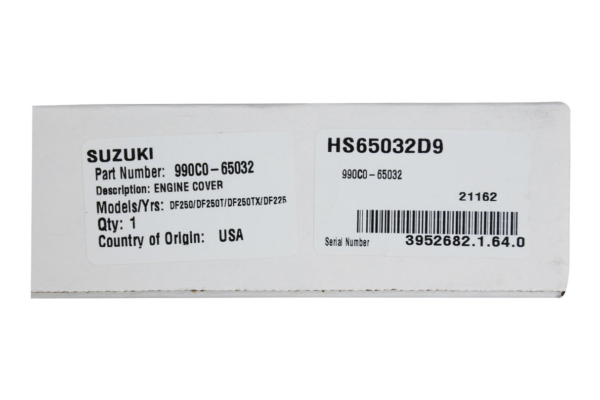 Suzuki - Outboard Cover - 990C0-65032 - DF225 DF250 DF250T - Replaces 990C0-65005