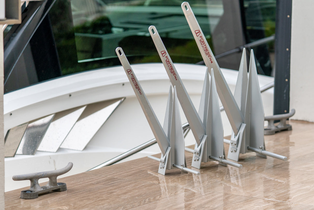 Fortress - FX-11 Complete Anchoring System - FX-11-AS - 7 lb - Up to 32′ Boats