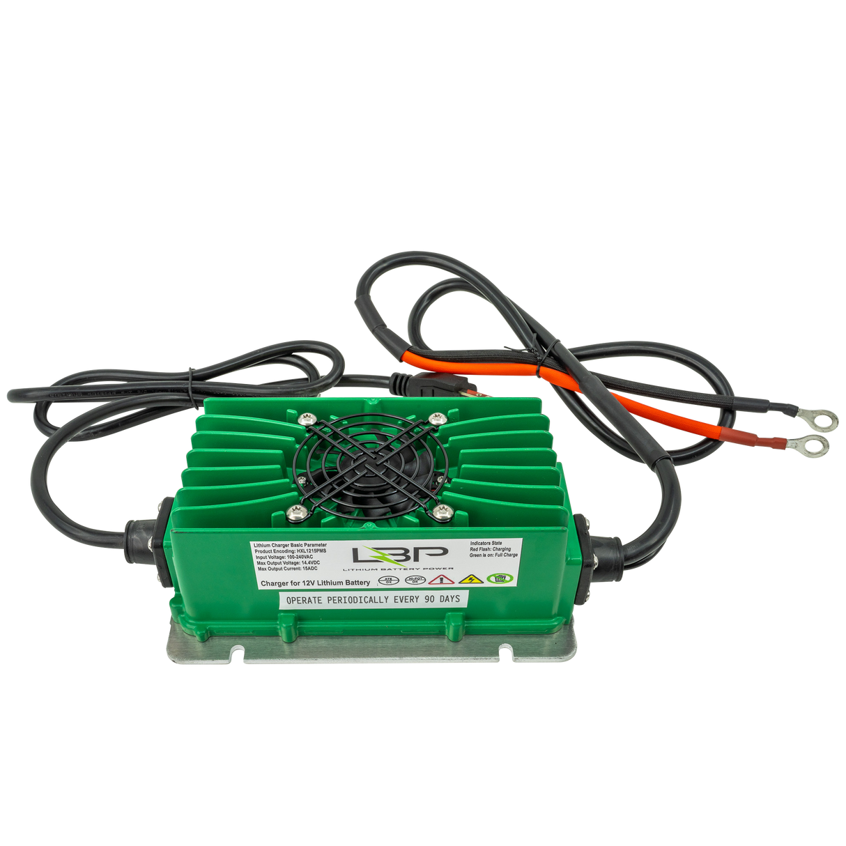 LBP 12v 15 Ah IP65 Charger with Trickle Charge Feature