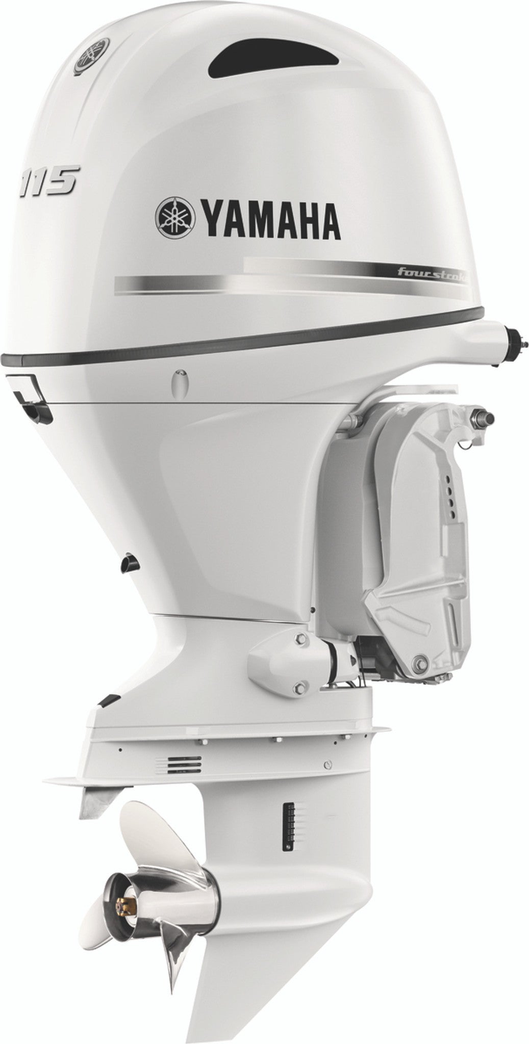 Yamaha F115LB2 Outboard - Pearl White | 20-Inch Shaft | Remote Control | Electric Start | Power Trim & Tilt