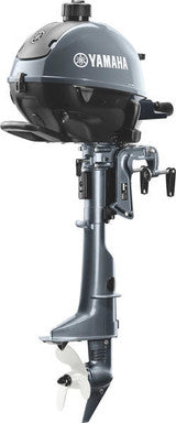 Yamaha F2.5SMHB Outboard - Gray | 15-Inch Shaft | Tiller Handle | Manual Start | 360° Steering