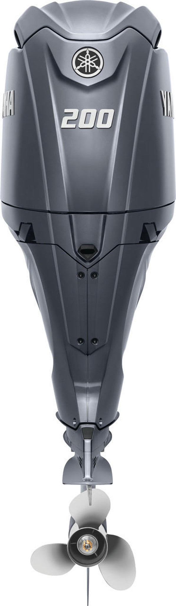 Yamaha LF200XD Outboard - 25-Inch Shaft | Counter Rotation | Digital Electronic Control (DEC) | Electric Start | Power Trim & Tilt | Gray