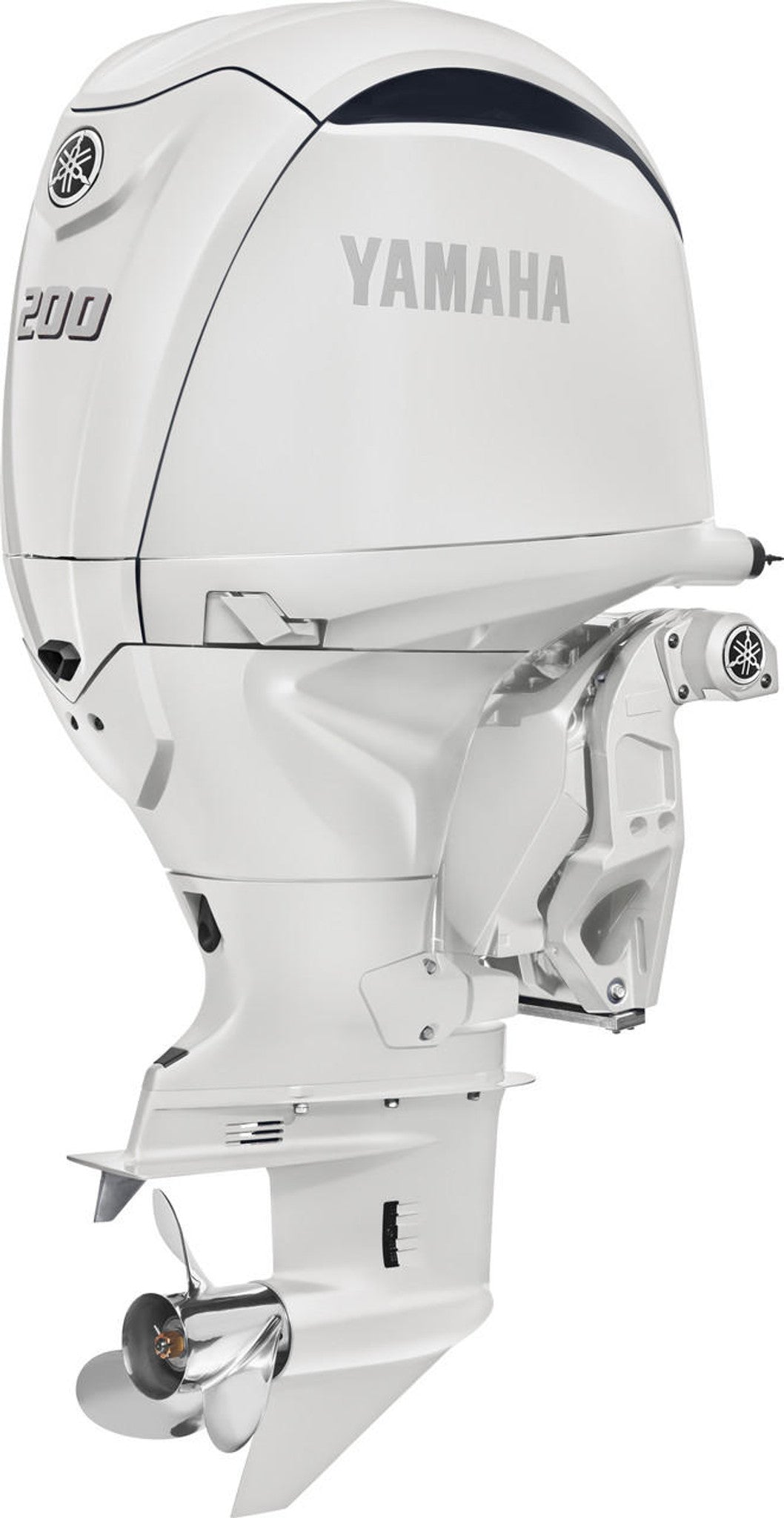 Yamaha F200XSA2 Outboard - 25-Inch Shaft | Digital Electronic Control (DEC) | Electric Start | Power Trim & Tilt | Pearl White