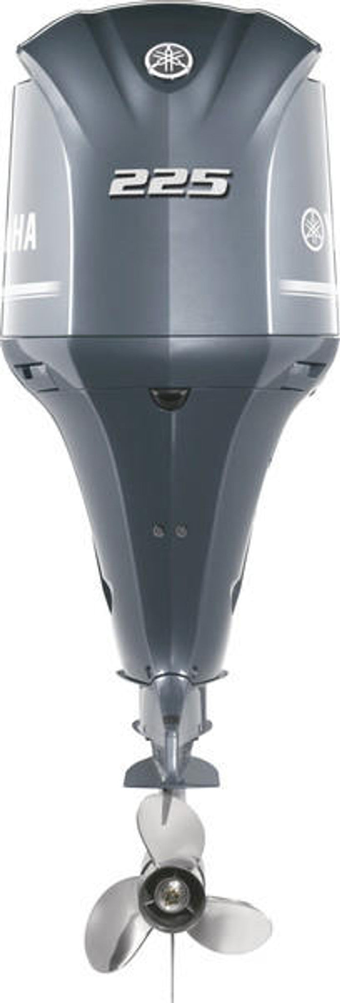 Yamaha F225XB Outboard - Gray | 25-Inch Shaft | Mechanical Control | Electric Start | Power Trim & Tilt
