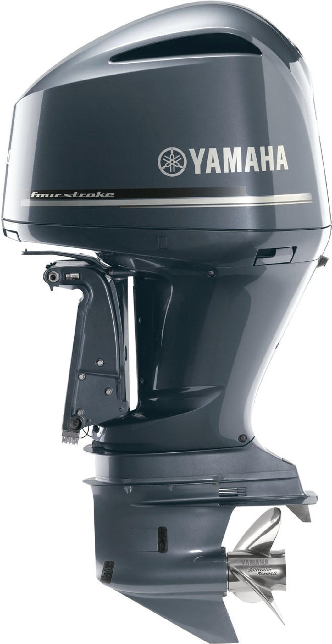 Yamaha F225XB Outboard - Gray | 25-Inch Shaft | Mechanical Control | Electric Start | Power Trim & Tilt