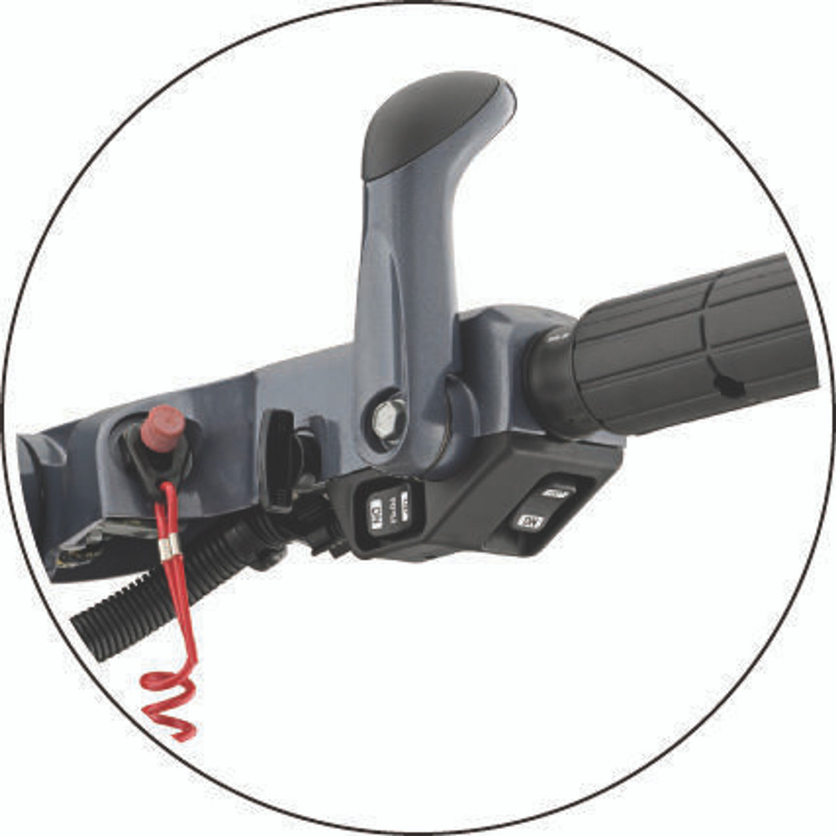 Yamaha F25SWTHC Outboard - 15-Inch Shaft | 2-Cylinder | Tiller Handle | Electric & Manual Start | Power Trim and Tilt | Gray