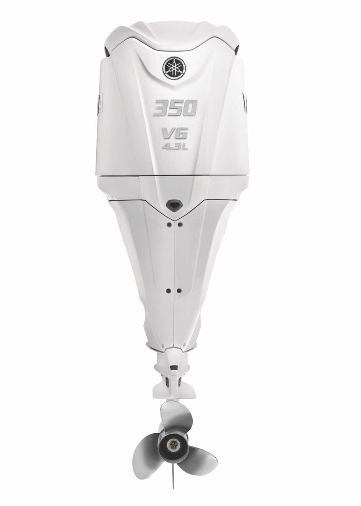 Yamaha F350XSA2 Outboard - 25-Inch Shaft | 4.3-Liter V6 | Digital Electronic Control | Electronic Fuel Injection | Electric Start | Power Trim and Tilt | Pearl White