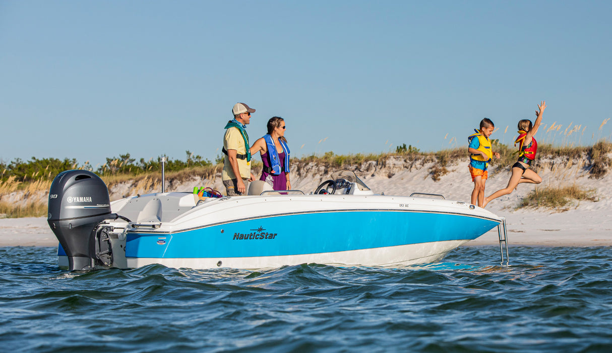 Yamaha F90XB Outboard - 25-Inch Shaft | Remote Control | Electric Start | Power Trim & Tilt | Gray