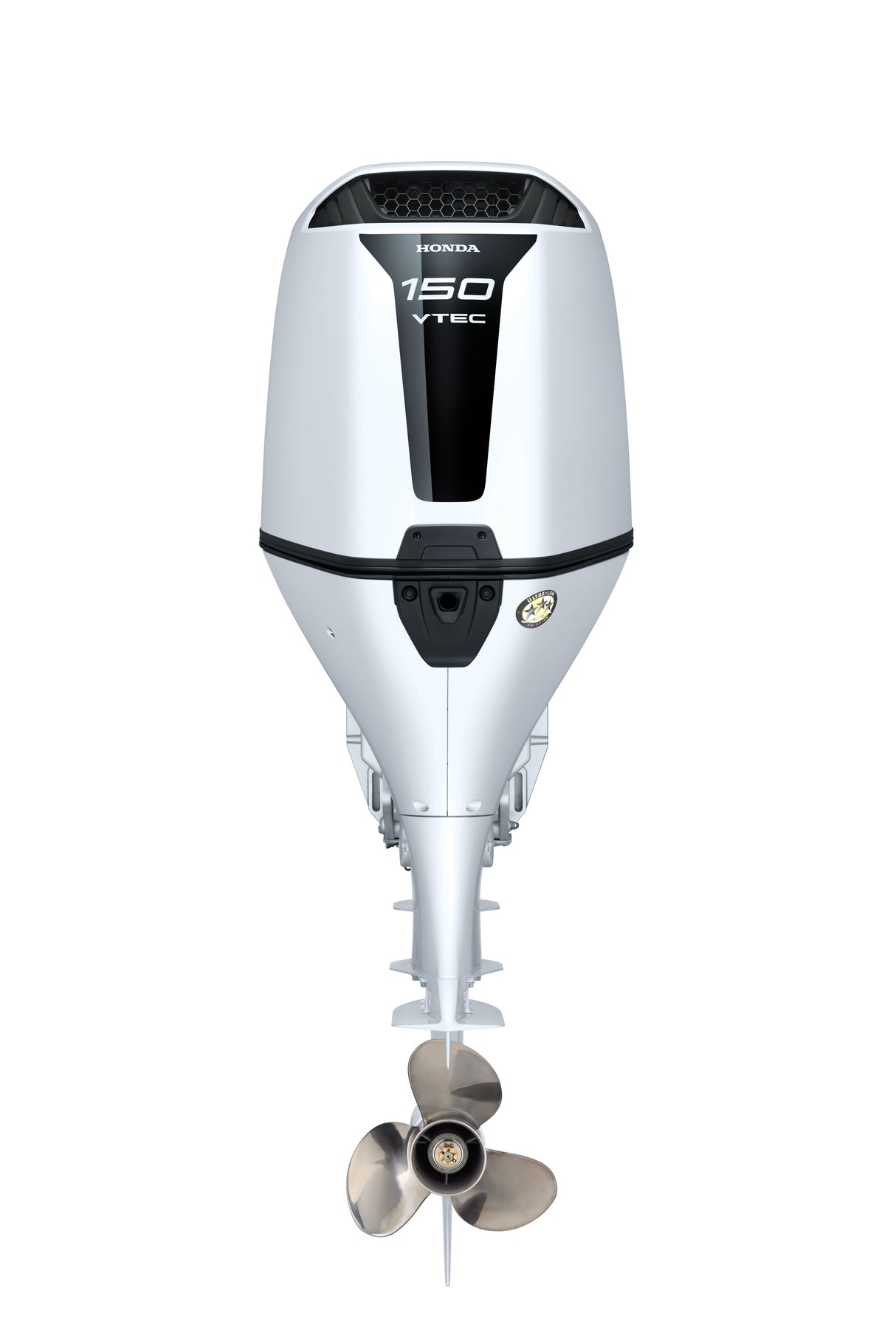 Motor fueraborda Honda BF150DK1XCDA WT - Eje de 25" | Control remoto | Arranque eléctrico | Inclinación asistida | Contrarrotación | Blanco