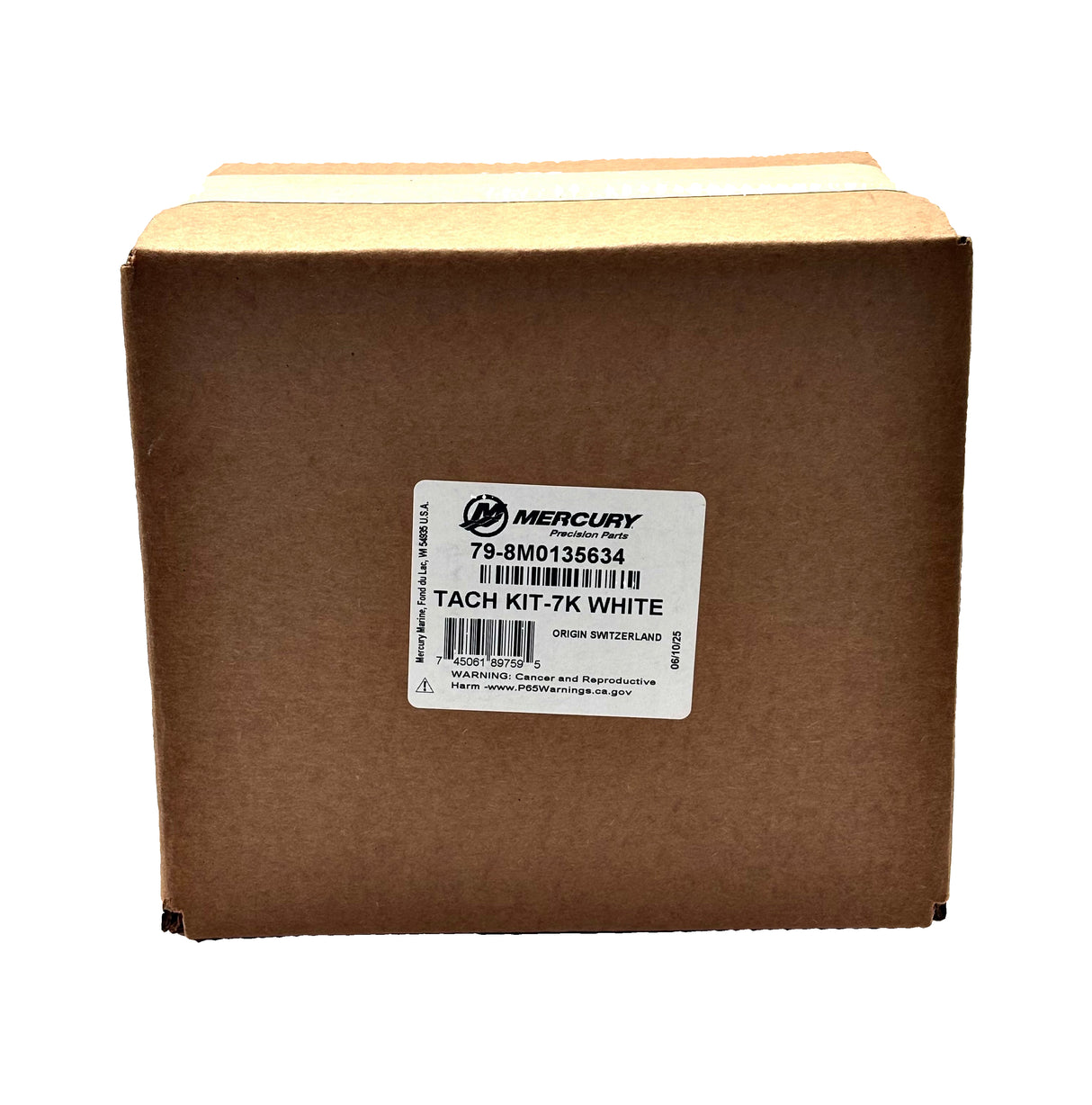 Mercury - SC1000 7000 RPM Tachometer - White Face - Fits 85mm Dia Hole - For All SmartCraft Compatible Engines - 79-8M0135634