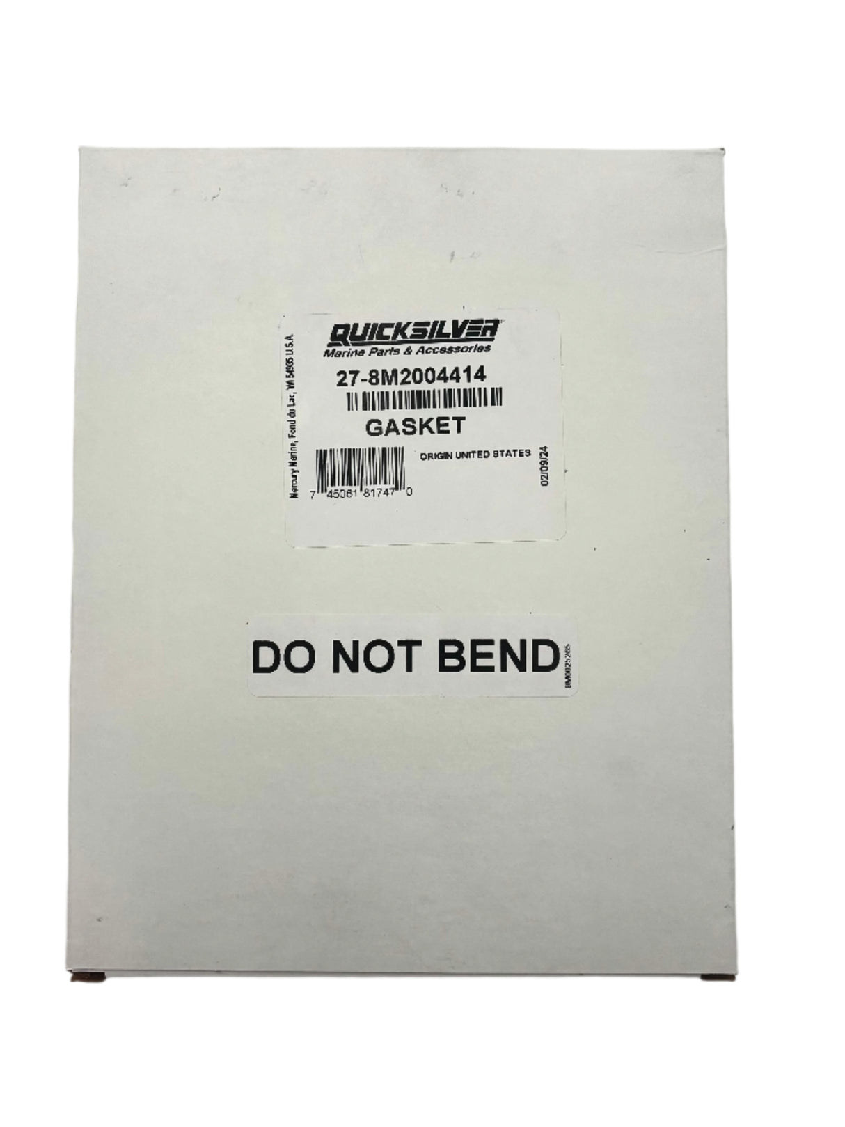 Mercury Marine - Exhaust Elbow Gasket Standard Cooling Fits 2008 and Newer MCM MIE V6 V8 EC Engines - 27-8M2004414