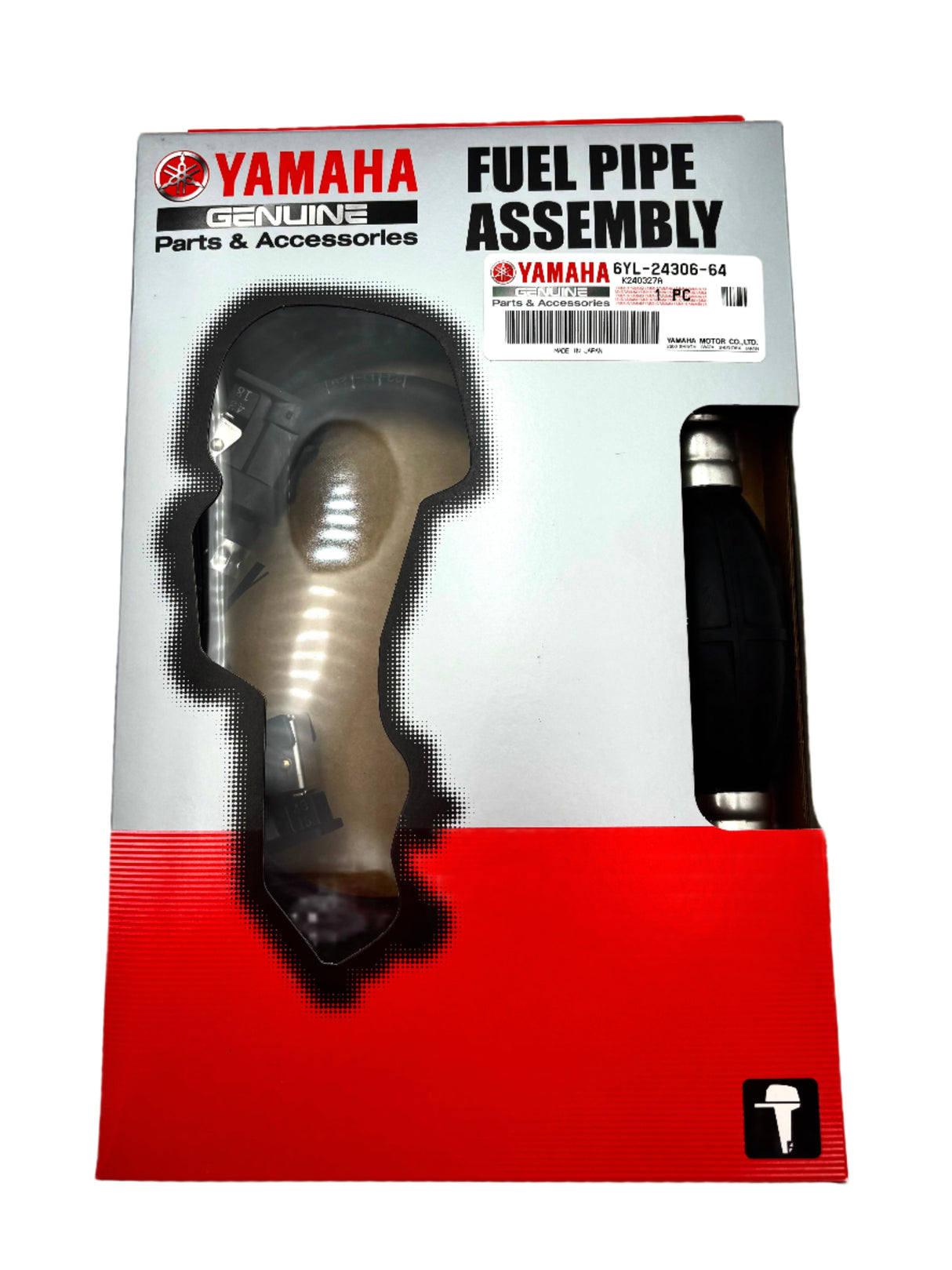 Yamaha Fuel Line Assembly 6YL-24306-64-00 - 9.5' - 6mm Inner Diameter