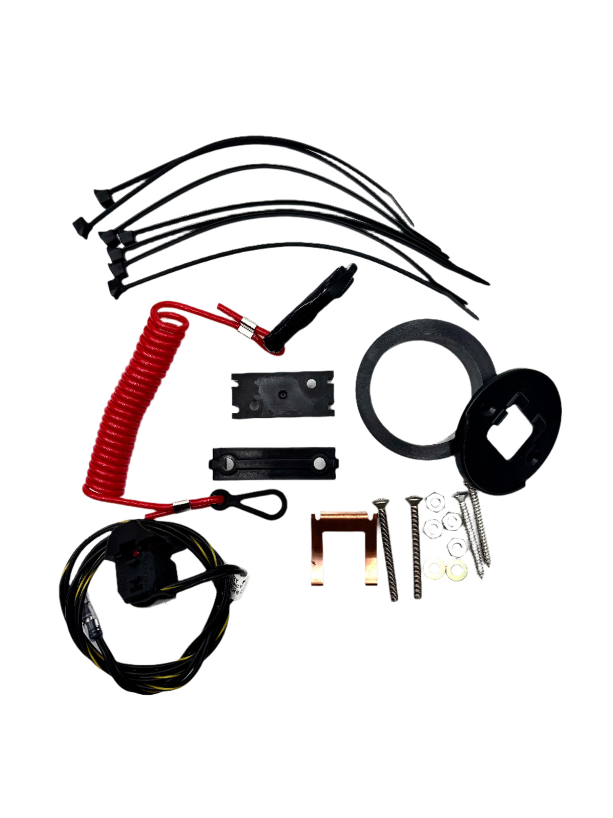 Mercury - Lanyard Stop Switch - 5 Ft - Flush Mount - Fits Outboards & DTS Engines - 87-19674A07