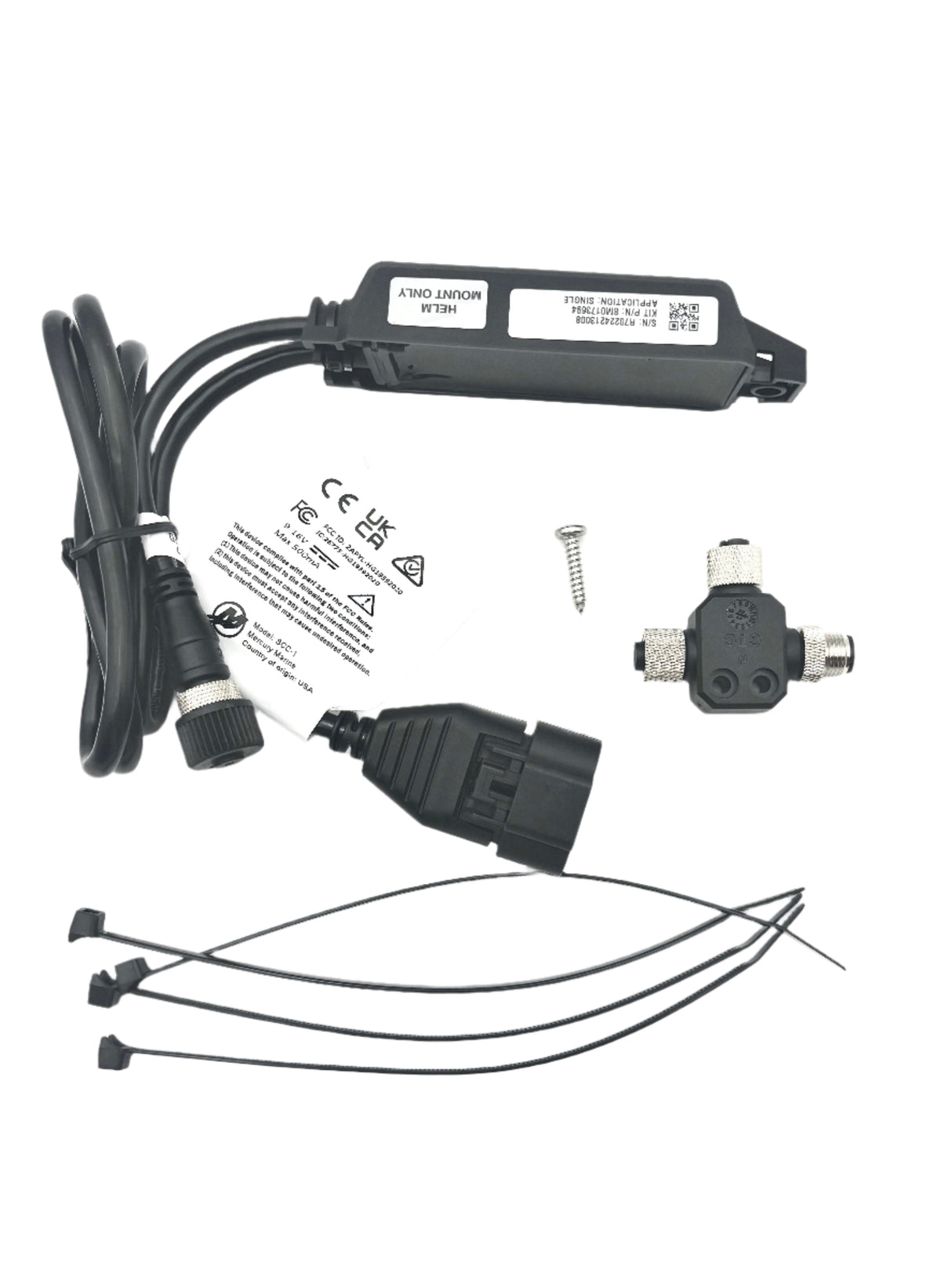 Mercury – VesselView Mobile Module | SmartCraft Bluetooth Interface | Single Engine | Under-Helm Mount | 98-8M0173694