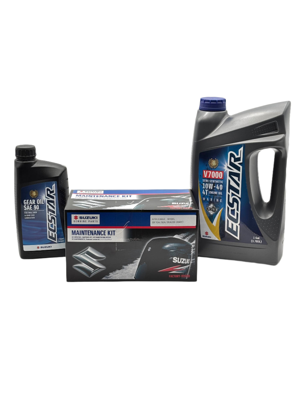Suzuki DF80A Service Kit - 10W40 Ecstar Oil - 2009-Current