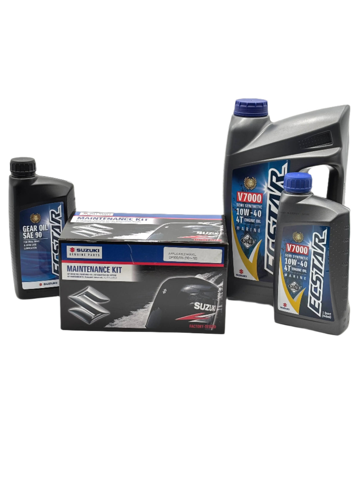 Suzuki DF115 Service Kit - 10W40 Ecstar Oil - 2010-2012