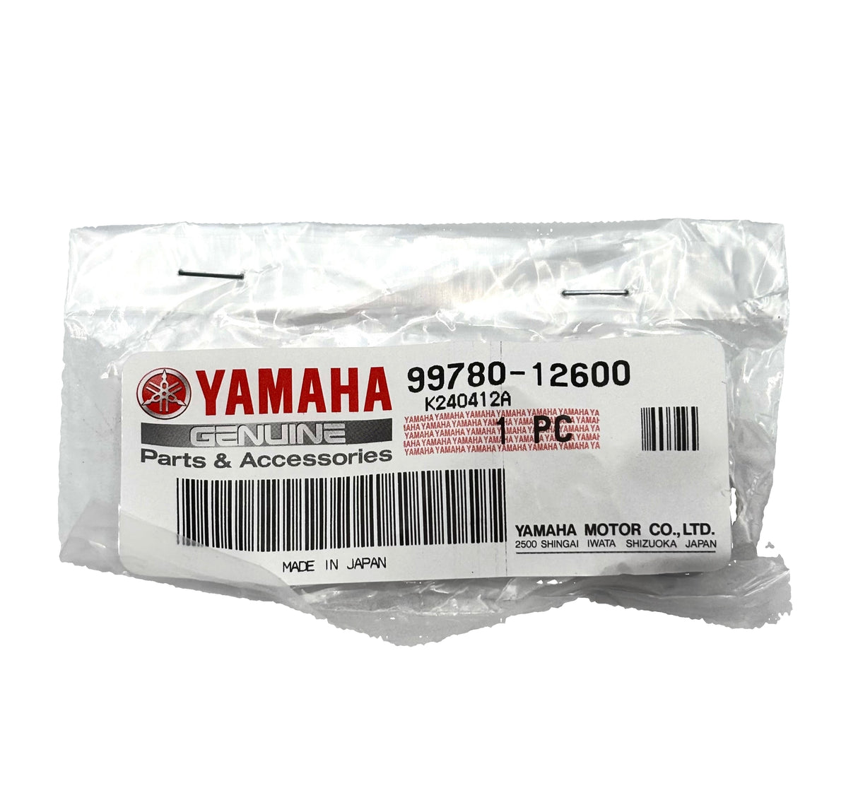 Yamaha - Nut,hex(coarse) - 99780-12600-00