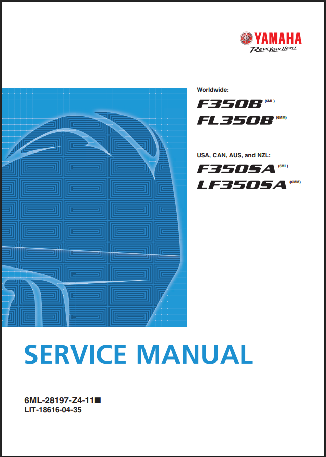 Yamaha - F350SA LF350SA Service Manual - LIT-18616-04-35
