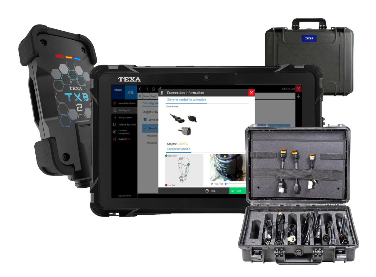 TEXA - AXONE Nemo LIGHT Marine TXB2 - No Cables | Marine Diagnostics | LMAR
